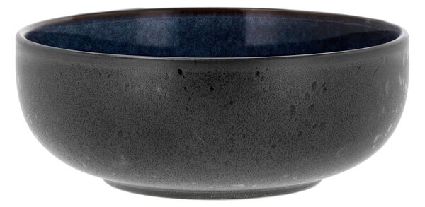 Czarna/niebieska kamionkowa miska na ramen Gastro Dark Blue/Black – Bitz