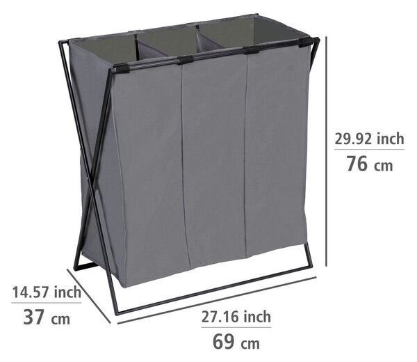Tekstylny kosz na pranie 145 l Trio – Wenko