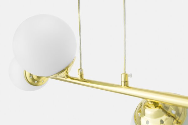 NOWOCZESNA LAMPA WISZĄCA KLASYCZNE ZŁOTO FINO W4