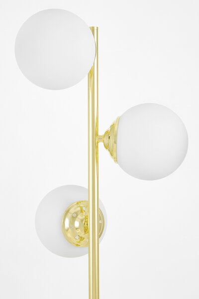 LAMPA STOJĄCA PODŁOGOWA KLASYCZNE ZŁOTO FINO W3