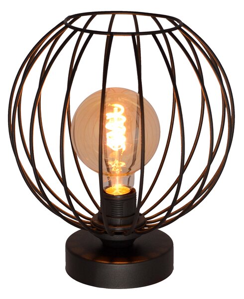 Lampka stołowa druciana MERCURE B-1388/1 BK