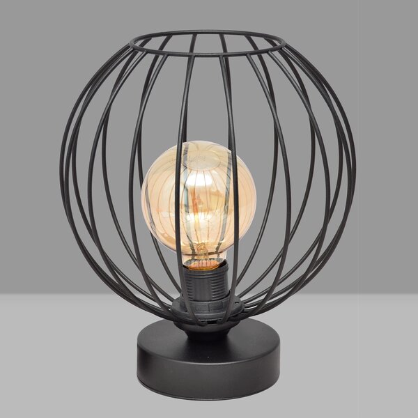 Lampka stołowa druciana MERCURE B-1388/1 BK