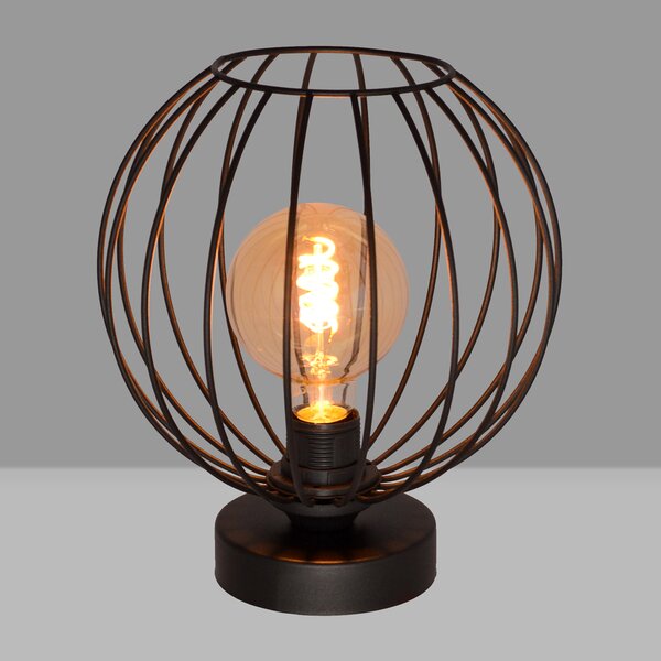 Lampka stołowa druciana MERCURE B-1388/1 BK