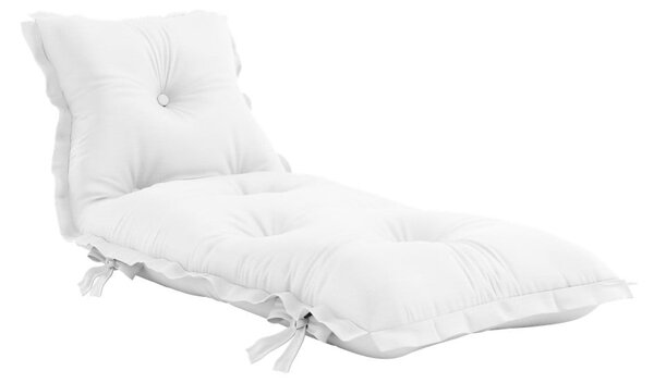 Biały wielofunkcyjny futon odpowiedni na zewnątrz Karup Design OUT™ Sit&Sleep White