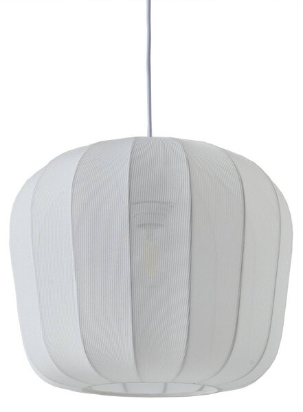 Lampa wisząca Helin Lindby, możliwość ściemniania, biały / opal, salon / jadalnia, tkanina / materiał / jedwab, nowoczesny