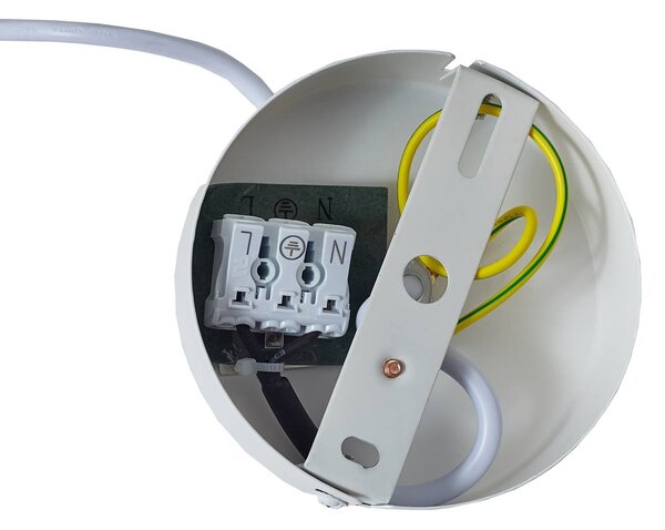 Lampa wisząca Helin Lindby, możliwość ściemniania, biały / opal, salon / jadalnia, tkanina / materiał / jedwab, nowoczesny