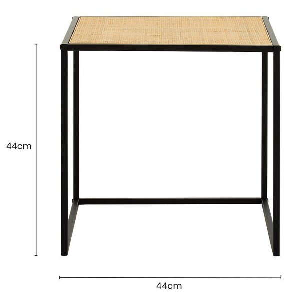 Rattanowy stolik 44x44 cm Depok – Premier Housewares