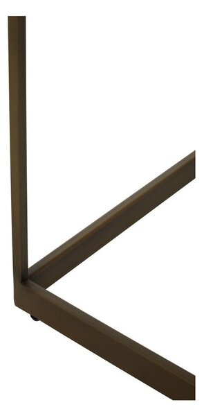 Brązowy/w naturalnym kolorze stolik z blatem w dekorze dębu 40x120 cm Grenoble – Premier Housewares