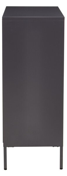 Szara stalowa witryna 80x102x40 cm Acier – Premier Housewares
