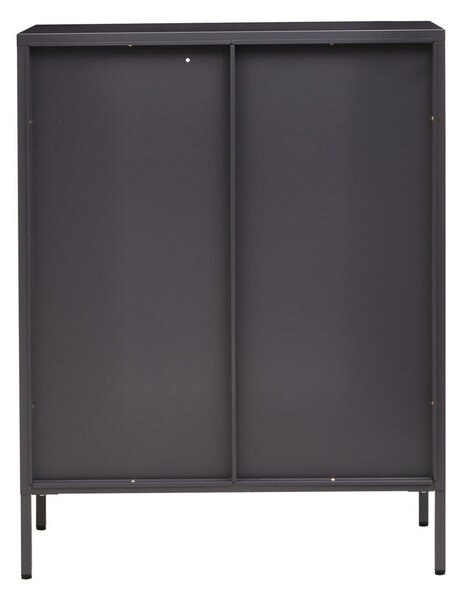 Szara stalowa witryna 80x102x40 cm Acier – Premier Housewares