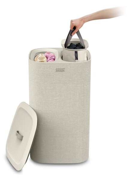 Tekstylny kosz na pranie 30+30 l Tota – Joseph Joseph