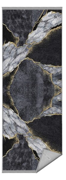 Czarny chodnik 80x200 cm – Mila Home