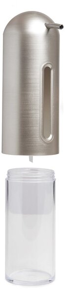 Plastikowy dozownik do mydła w kolorze srebra 350 ml Penguin – Umbra