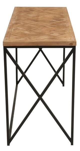 Konsola z litego drewna jodłowego w naturalnym kolorze 48x120 cm Kickford – Premier Housewares