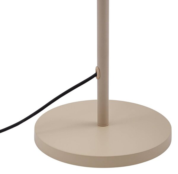 Lampa tarasowa Lucande Jaimy, beżowa, metalowa, 150 cm, E27 Jaimy, kremowy / amber, tworzywo sztuczne, nowoczesny