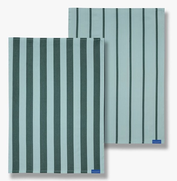 Bawełniane ścierki zestaw 2 szt. 50x70 cm Stripes – Mette Ditmer Denmark