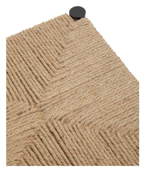 Czarny/w naturalnym kolorze hoker z litego drewna bukowego (wysokość siedziska 72 cm) Bandar – Premier Housewares