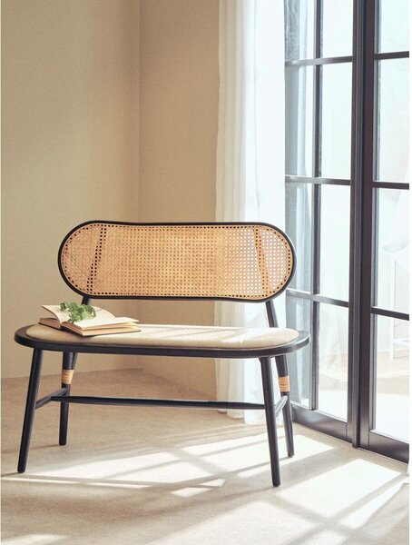 Tapicerowana ławka w naturalnym kolorze Cebu – Premier Housewares