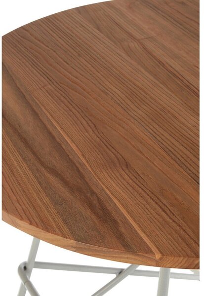 Okrągły stół z litego drewna wiązu ø 80 cm District – Premier Housewares