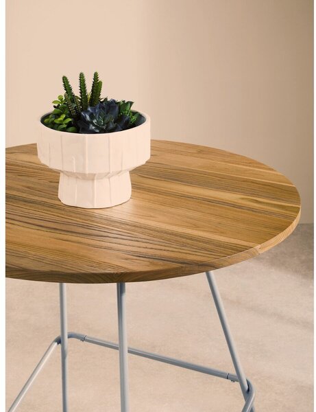 Okrągły stół z litego drewna wiązu ø 80 cm District – Premier Housewares