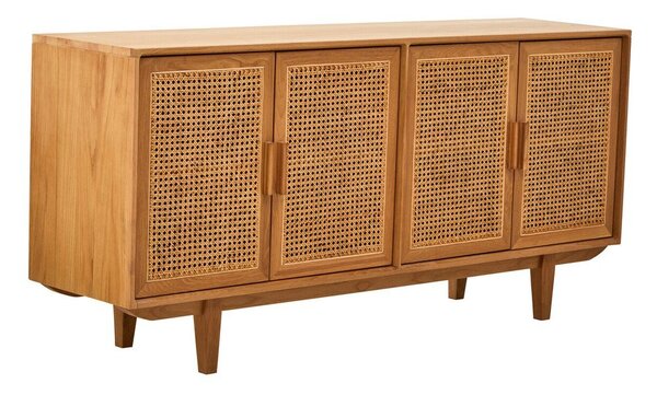 Komoda z litego drewna dębowego w naturalnym kolorze Lyon – Premier Housewares