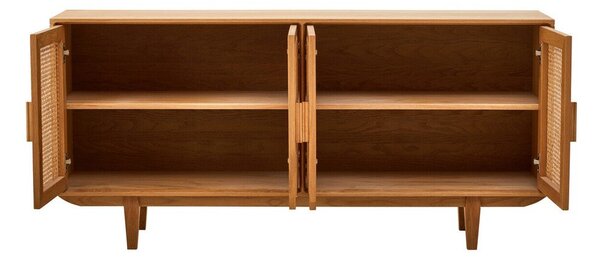 Komoda z litego drewna dębowego w naturalnym kolorze Lyon – Premier Housewares