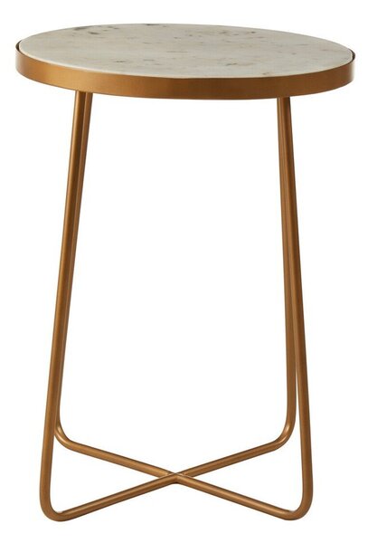 Okrągły stolik z marmurowym blatem ø 36 cm Shalimar – Premier Housewares