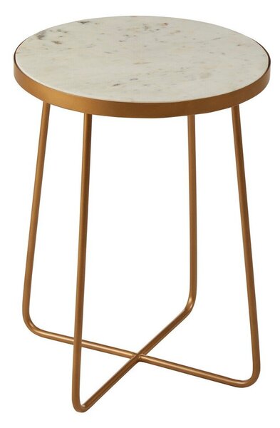 Okrągły stolik z marmurowym blatem ø 36 cm Shalimar – Premier Housewares
