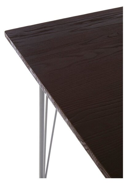 Stół z litego drewna wiązu ø 80 cm District – Premier Housewares
