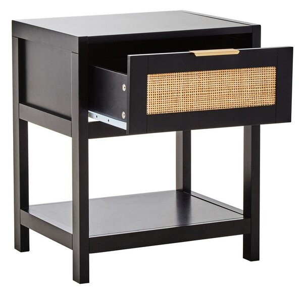 Czarna szafka nocna Sherman – Premier Housewares