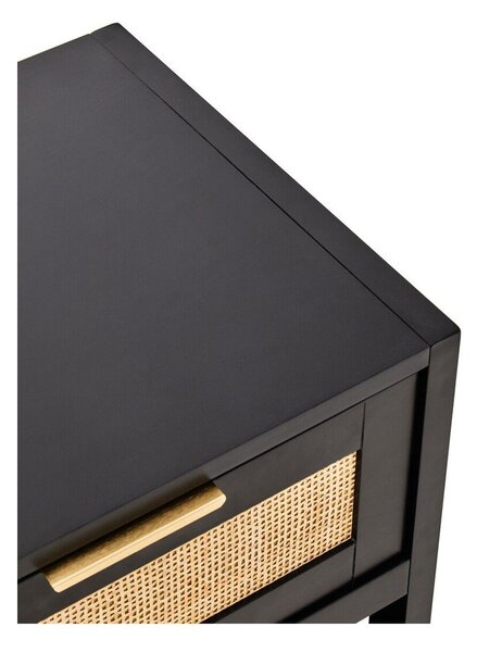 Czarna szafka nocna Sherman – Premier Housewares