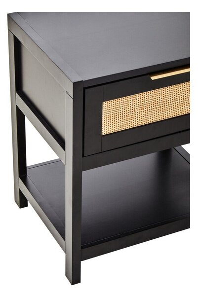 Czarna szafka nocna Sherman – Premier Housewares