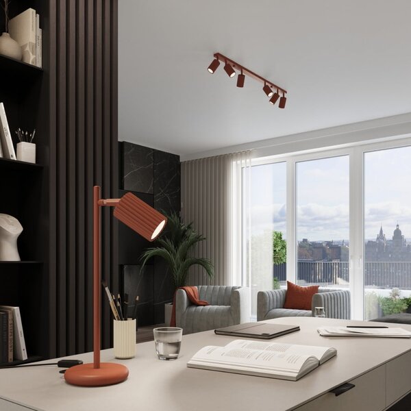 Ceglasta lampa punktowa 6,5x81 cm Gleam – Sollux