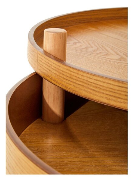Okrągły stolik w dekorze sosny ø 60 cm Viborg – Premier Housewares