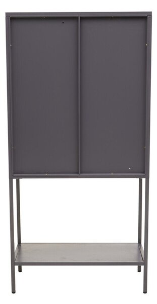Szara stalowa witryna 75x150x35 cm Acier – Premier Housewares