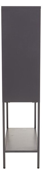 Szara stalowa witryna 75x150x35 cm Acier – Premier Housewares