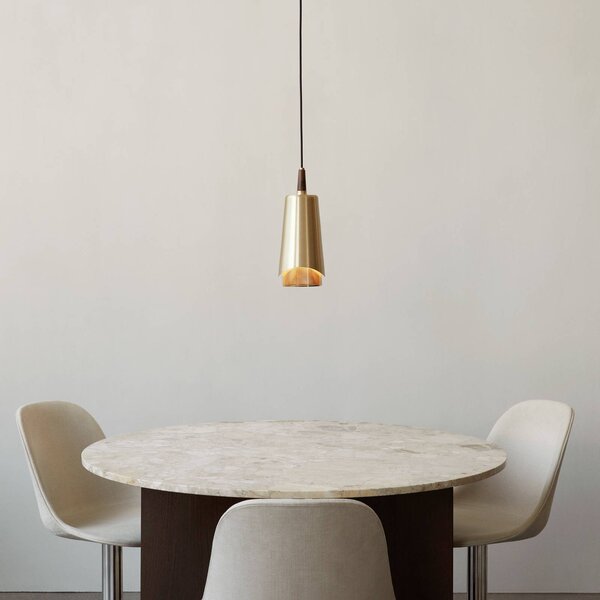 Audo Copenhagen Lampa wisząca designerska Umanoff, możliwość ściemniania, mosiężny / złoty, salon / jadalnia, mosiądz, design