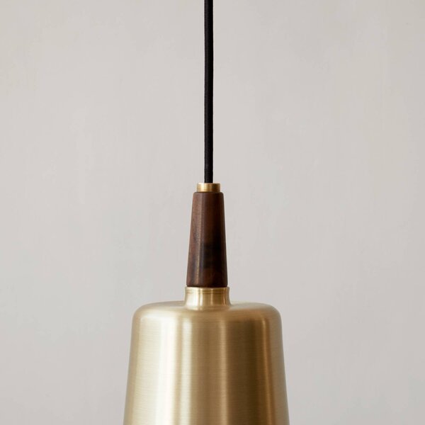 Audo Copenhagen Lampa wisząca designerska Umanoff, możliwość ściemniania, mosiężny / złoty, salon / jadalnia, mosiądz, design