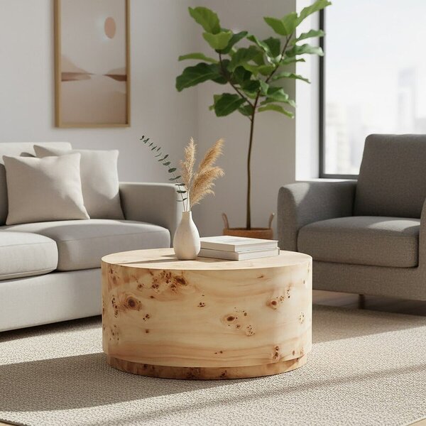 Okrągły stolik w naturalnym kolorze ø 80 cm Mota – Premier Housewares