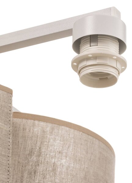 Lampa sufitowa Mona Nature TK Lighting, możliwość ściemniania, salon / jadalnia, tkanina / materiał / jedwab, nowoczesny