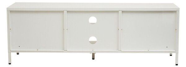 Biała stalowa szafka pod TV 150x50x45 cm Acier – Premier Housewares