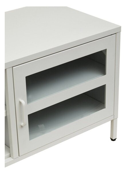 Biała stalowa szafka pod TV 150x50x45 cm Acier – Premier Housewares