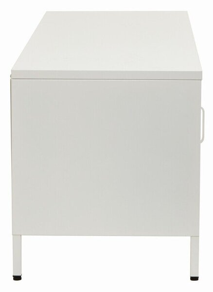 Biała stalowa szafka pod TV 150x50x45 cm Acier – Premier Housewares