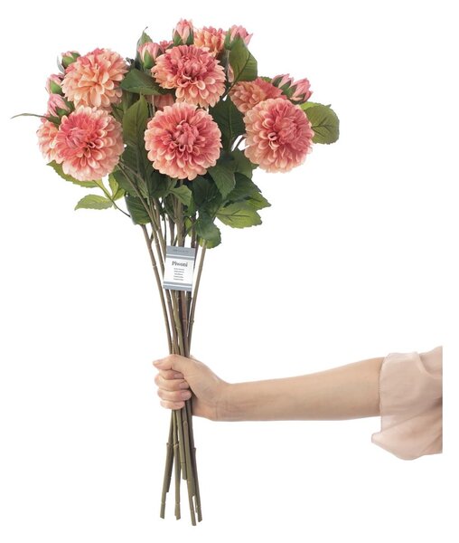 Sztuczne kwiaty zestaw 10 szt. (wysokość 62 cm) Dahlia – Restilo