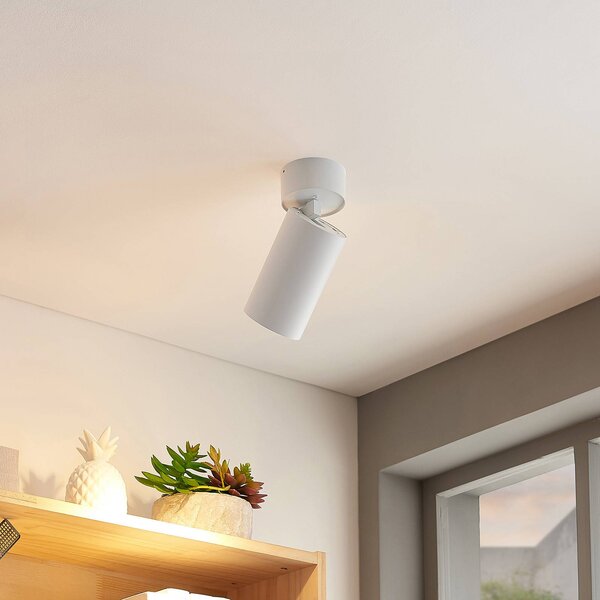 Arcchio Thabo spot sufitowy LED, regulowany 12,5W Arcchio, możliwość ściemniania, biały / opal, przedpokój, aluminium, nowoczesny