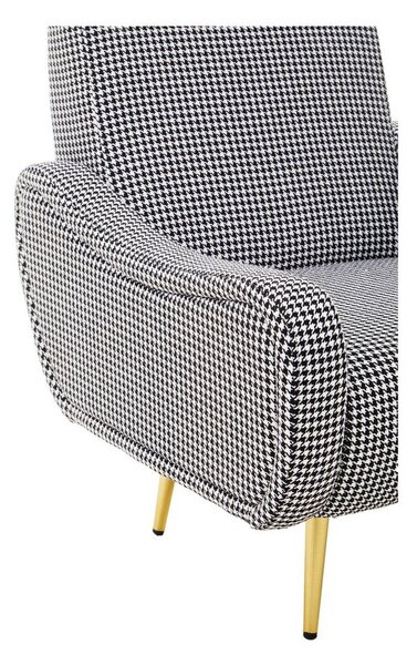 Czarno-biały fotel Holli – Premier Housewares