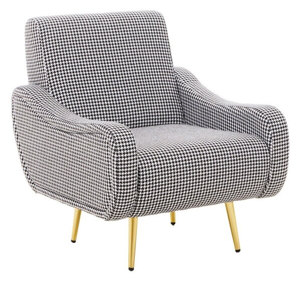 Czarno-biały fotel Holli – Premier Housewares