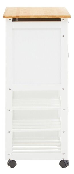 Bambusowy barek na kółkach 37x67 cm Harlow – Premier Housewares