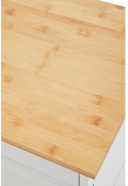 Bambusowy barek na kółkach 37x67 cm Harlow – Premier Housewares
