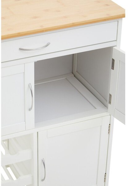 Bambusowy barek na kółkach 37x67 cm Harlow – Premier Housewares